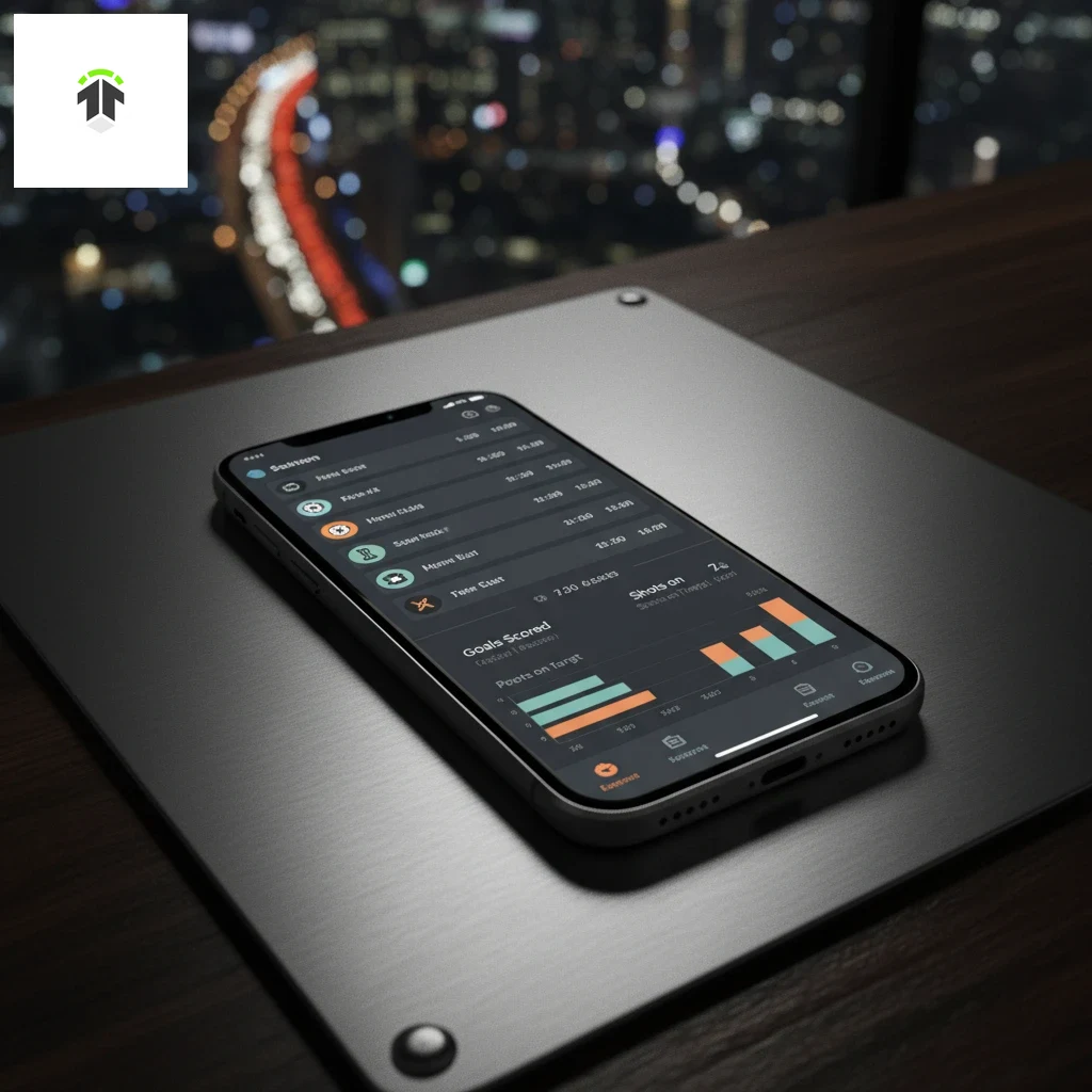 Live-Statistiken und Quotenverlauf auf einem Tablet